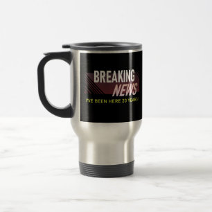 20 Year Work Anniversary Twentieth Employee Travel Mug