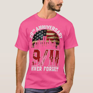 20 Years Anniversary 911 Never Forget Premium T-Shirt