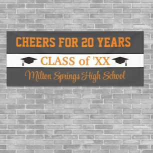 20 YEARS!! Celebration Class reunion banner