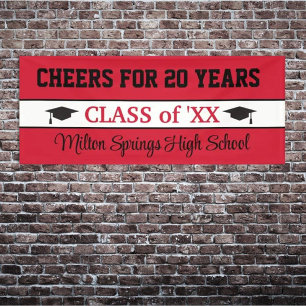 20 YEARS!! Celebration Class reunion banner