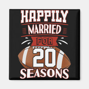 20 Years Marriage - 20th Anniversary Gift Idea T-s Magnet