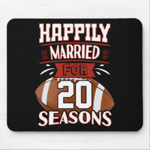 20 Years Marriage - 20th Anniversary Gift Idea T-s Mouse Mat