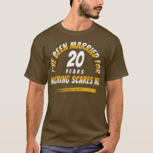 20 Years Marriage Anniversary Couple 20th Wedding T-Shirt