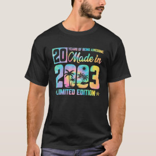 20 Years Old 20Th Birthday Gift Vintage Retro 2003 T-Shirt
