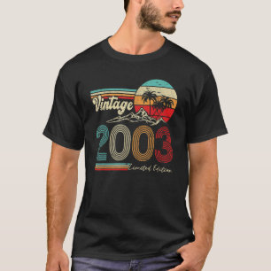 20 Years Old Retro Vintage 2003 20th Birthday  1 T-Shirt