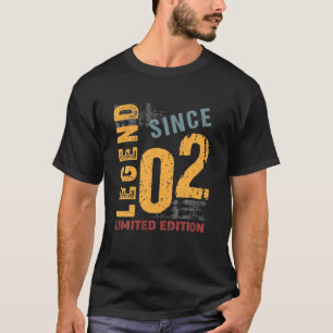 20 Years Old Vintage 2002 20Th Birthday Decoration T-Shirt