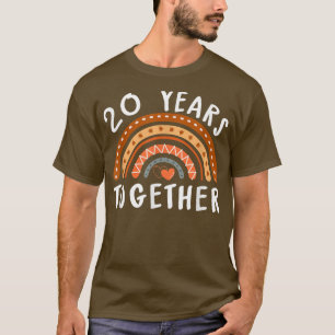 20 Years Together 20th Marriage Anniversary Husban T-Shirt