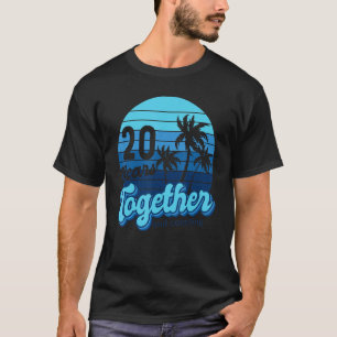 20 Years Together Cruising Couples 20th Anniversar T-Shirt