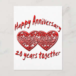 20 Years Together Postcard