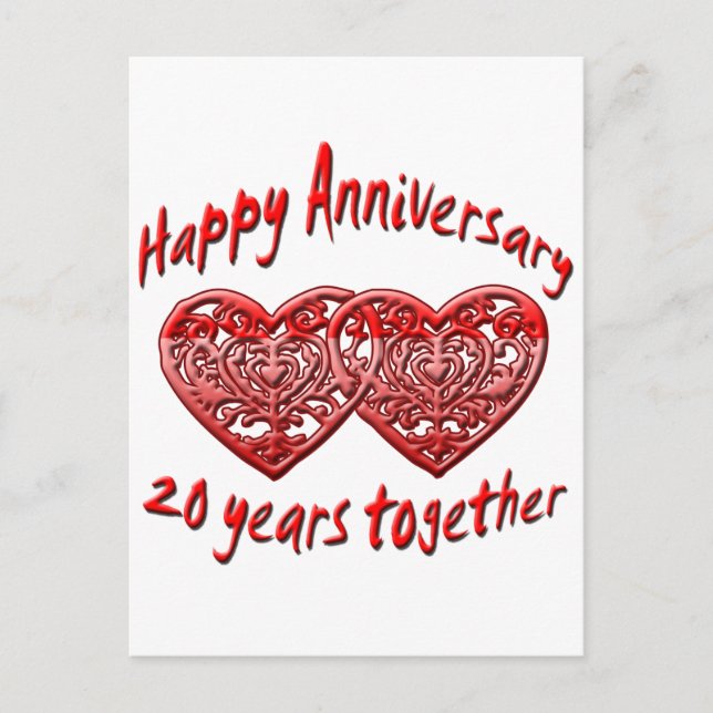 20 Years Together Postcard (Front)
