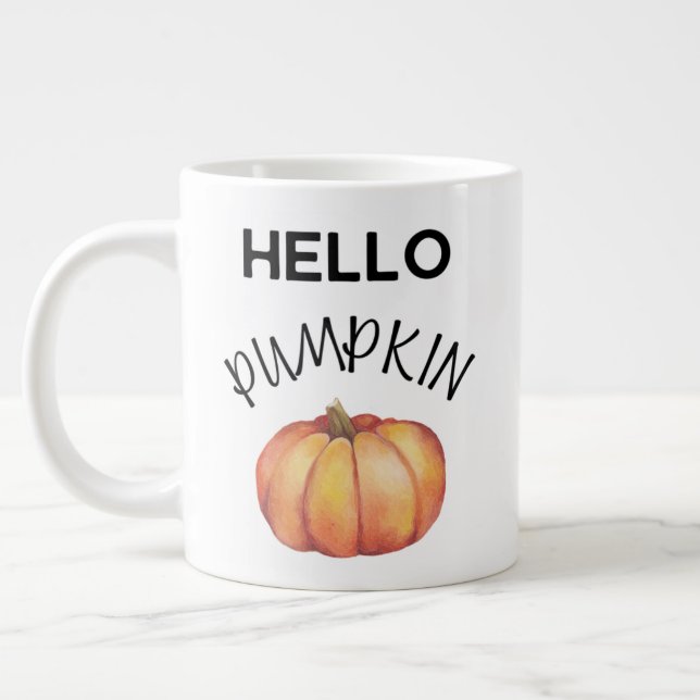 20oz Hello Pumpkin mug (Left)