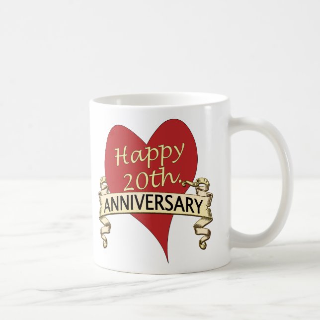 20th. Anniversar Coffee Mug (Right)
