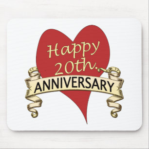 20th. Anniversar Mouse Mat