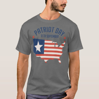 20th Anniversary 911 We Will Never Forget Patriot  T-Shirt