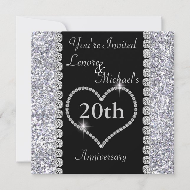 20th Anniversary Party Invitation (Front)