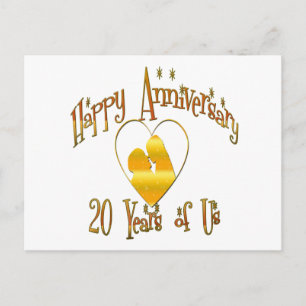 20th. Anniversary Postcard