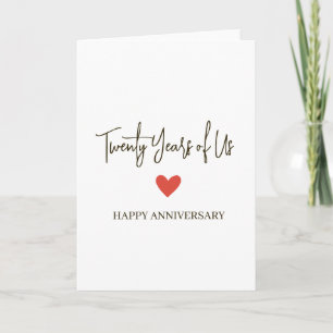 20th Anniversary – Twenty Years of Us Card