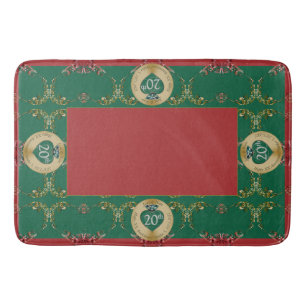 20th/Any Wedding Anniversary Bath Mat