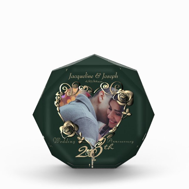 20th/Any Wedding Anniversary   Photo Block (Front)