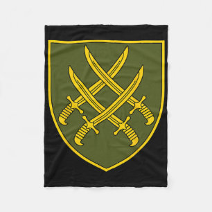 20th Army Corps (ukraine) Ukrainian Military  Fleece Blanket