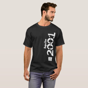 20th Birthday 2001 Name Legends Vintage Distressed T-Shirt