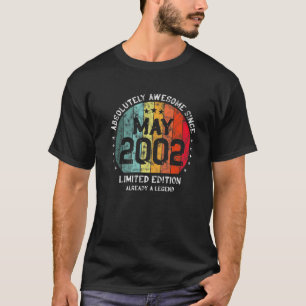 20Th Birthday Absolutely Awesome Since May 2002 Vi T-Shirt