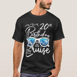 20th Birthday Cruise Squad  2023 Matching Party Fa T-Shirt