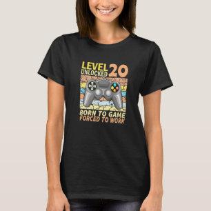 20th birthday gamer forced to work 2 T-Shirt