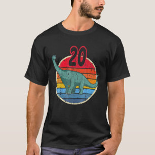 20Th Birthday I Brachiosaurus Diplodocus I Family T-Shirt