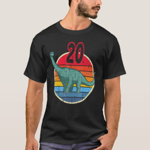 20th Birthday I Brachiosaurus Diplodocus I Family T-Shirt