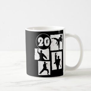 20th Birthday Karate Taekwondo 20 Years Old Boy Coffee Mug