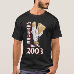 20th Birthday Men Women 2003 Awesome Karate Judo B T-Shirt