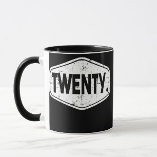 20th Birthday of Boy or Girl 20 years old twenty  Mug