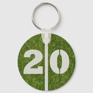 20th Birthday Party Favour Key Ring