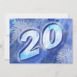 20th birthday party invitation