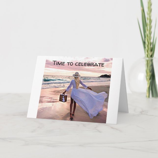 **20th BIRTHDAY** TIME TO CELEBRATE "YOU" Card (Front)