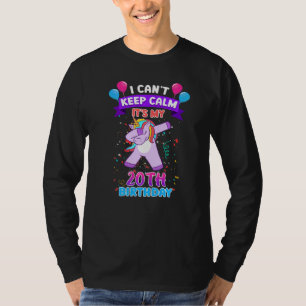 20th Birthday Unicorn For 20 Years Old Women At A T-Shirt