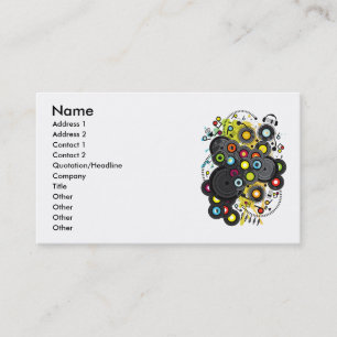 20th-Century Music Business Card