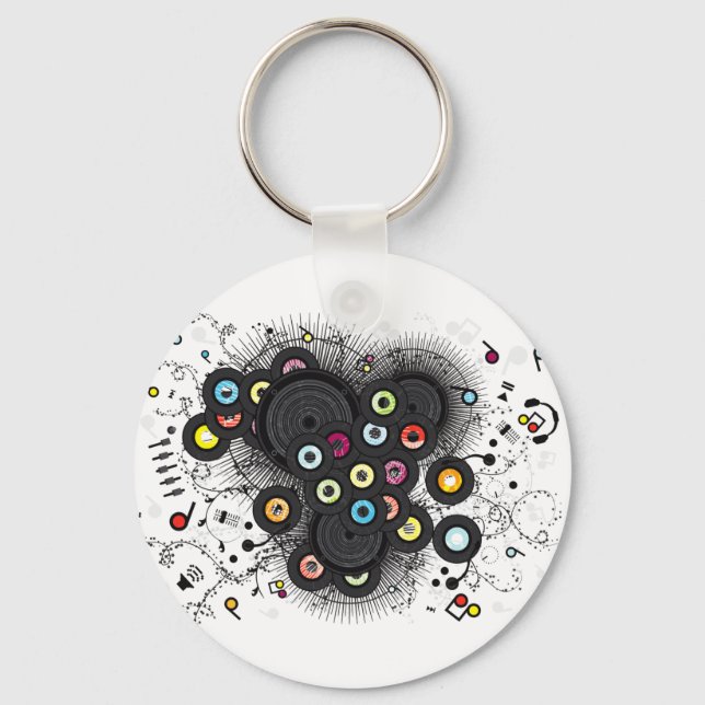 20th-Century Music Key Ring (Front)