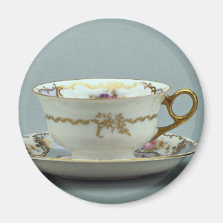20th century tea cup and saucer, Bavaria, Germany Magnet