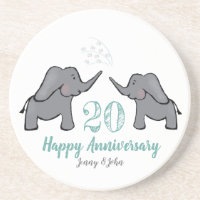 20th china wedding anniversary elephant