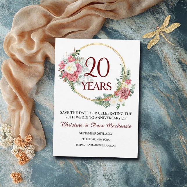 20th China Wedding Anniversary Save The Date (Creator Uploaded)