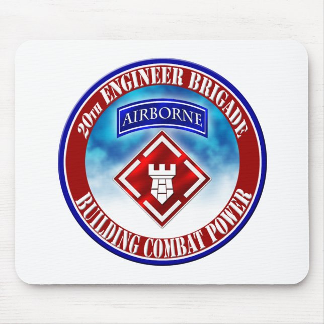 20th Engineer Brigade 001 Mouse Mat (Front)