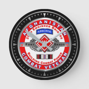 20th Engineer Brigade Afghanistan Veteran Round Clock