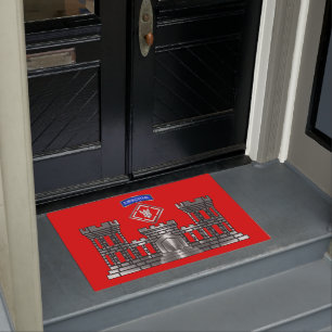 20th Engineer Brigade Airborne Castle Doormat