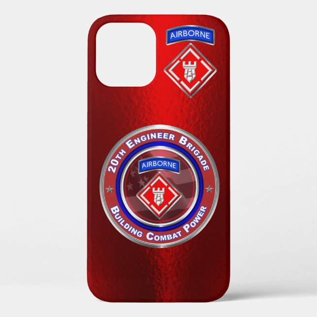 20th Engineer Brigade-Airborne Customised Case-Mate iPhone Case (Back)