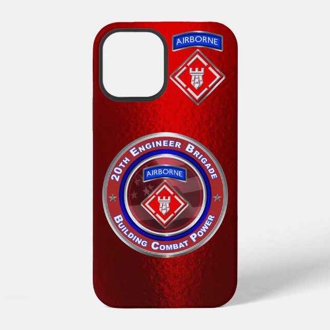 20th Engineer Brigade-Airborne Customised iPhone Case (Back)