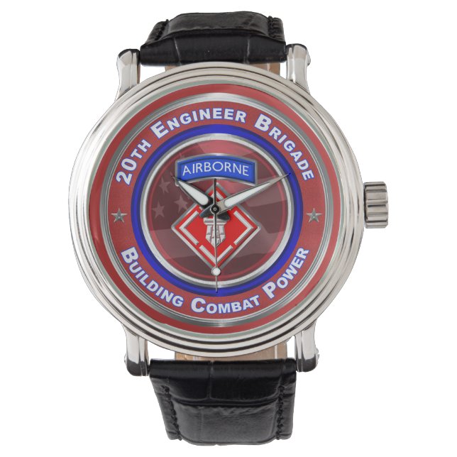 20th Engineer Brigade-Airborne Keepsake Watch (Front)