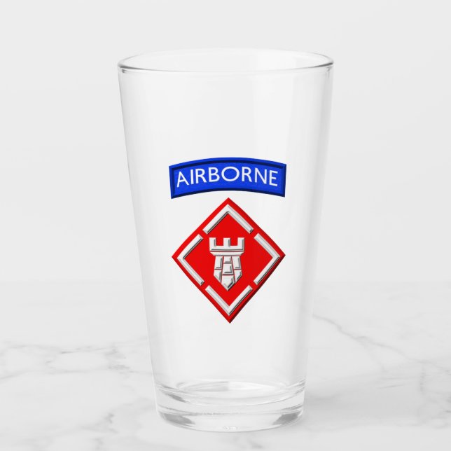 20th Engineer Brigade-Airborne Patch Glass (Front)