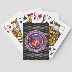 20th Engineer Brigade-Airborne  Playing Cards